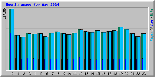 Hourly usage for May 2024